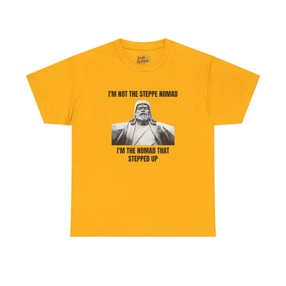 "stepped up" tee