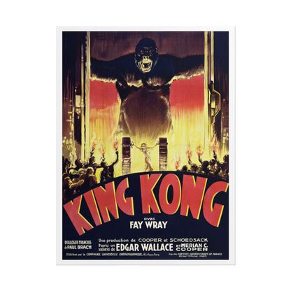 1933 King Kong French Movie Poster