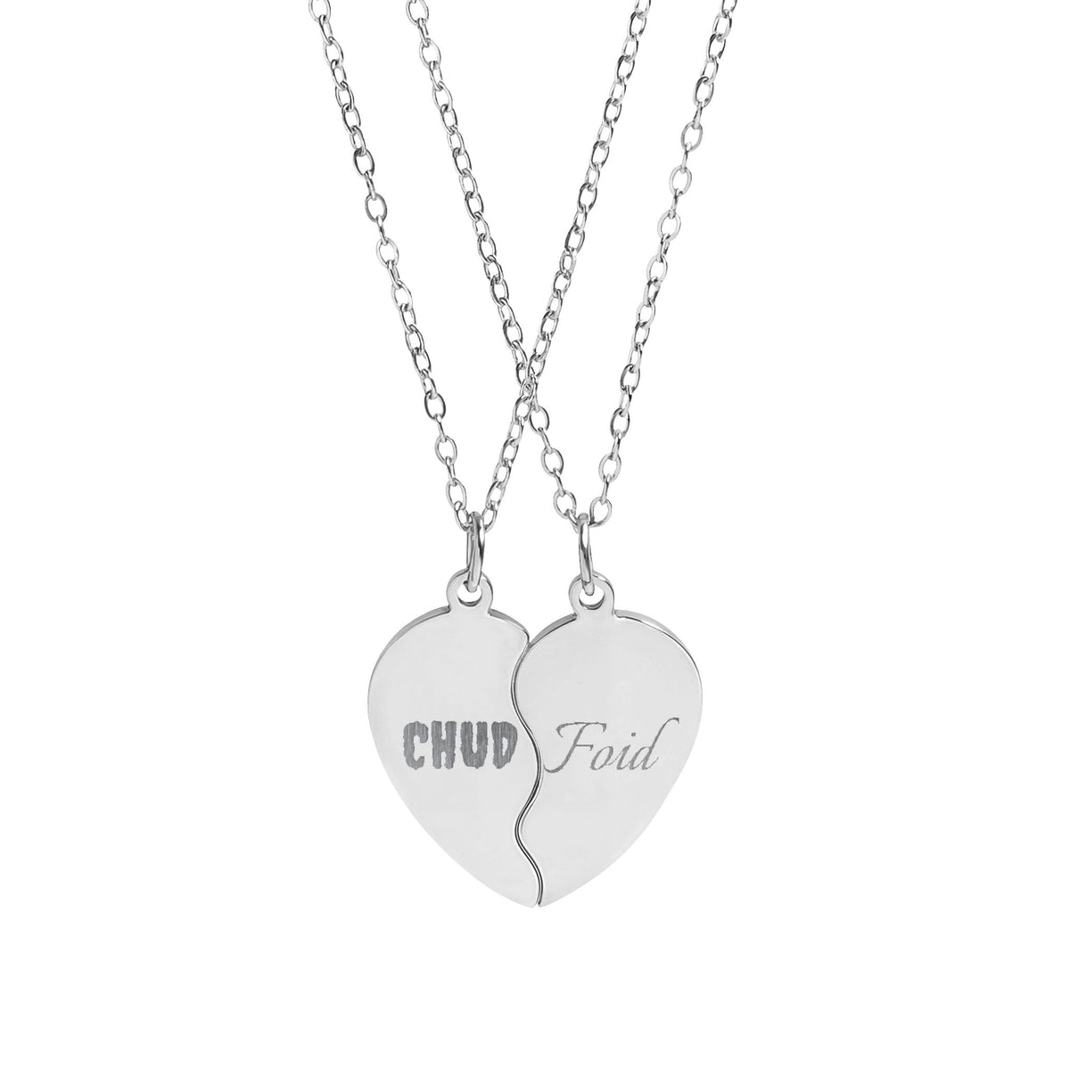 Chud & Foid Breakapart Heart Necklace