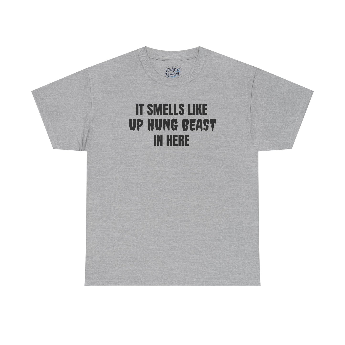 "up hung beast" tee