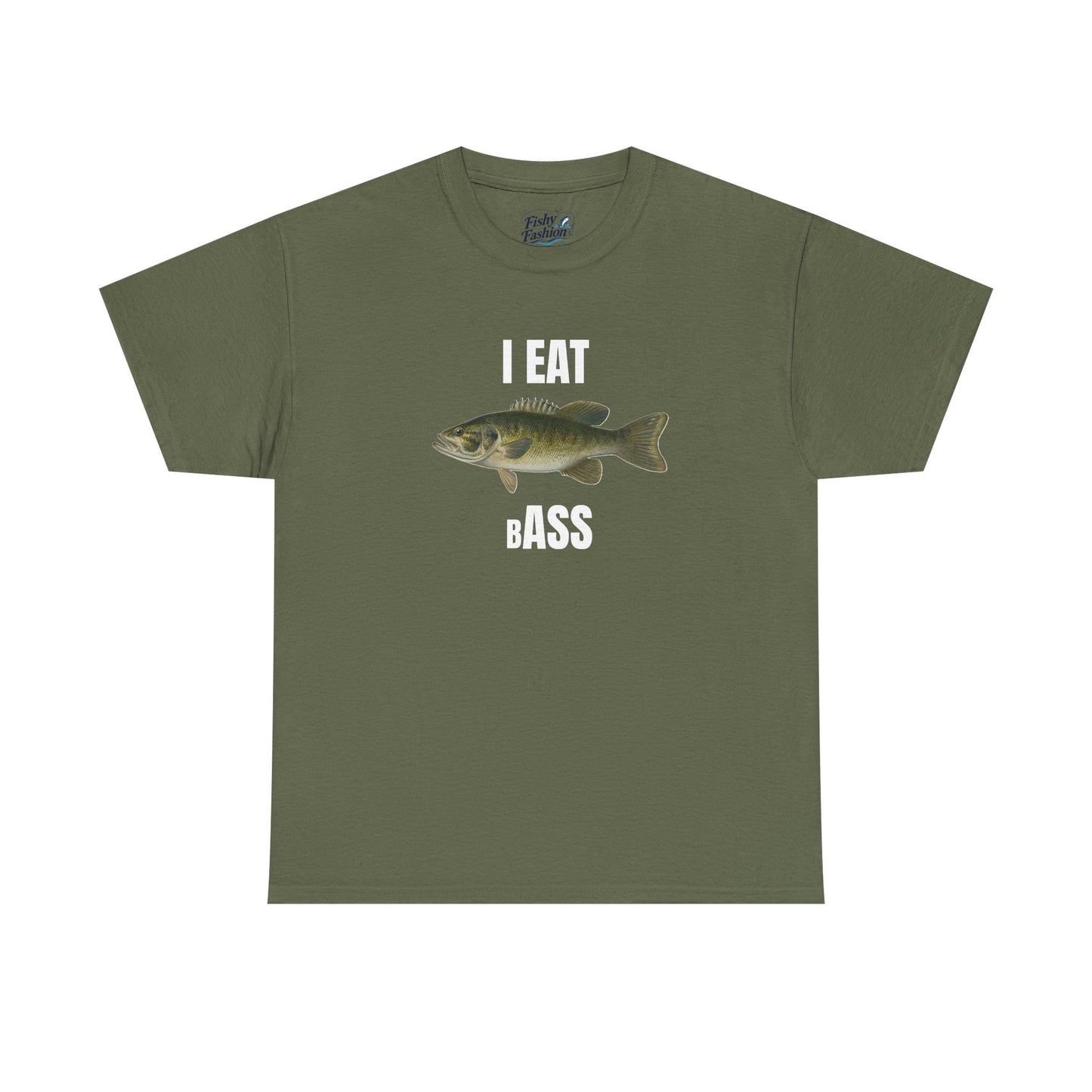 "eat bass" tee