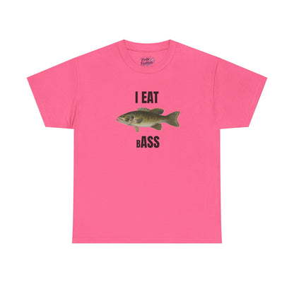 "eat bass" tee