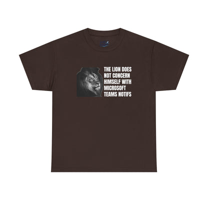 "Lion Team Notifs" tee