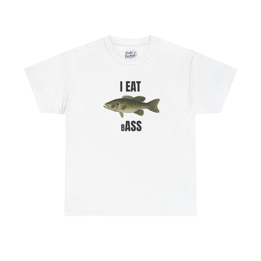"eat bass" tee