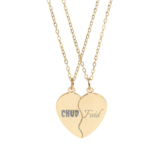 Chud & Foid Breakapart Heart Necklace