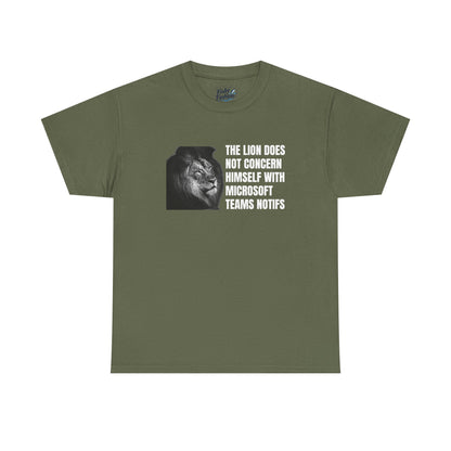 "Lion Team Notifs" tee