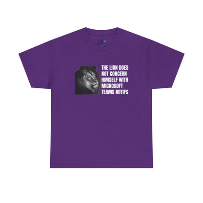 "Lion Team Notifs" tee