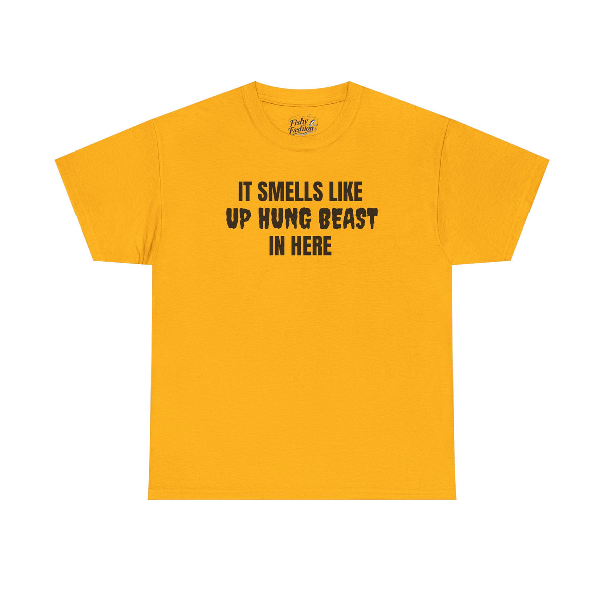 "up hung beast" tee