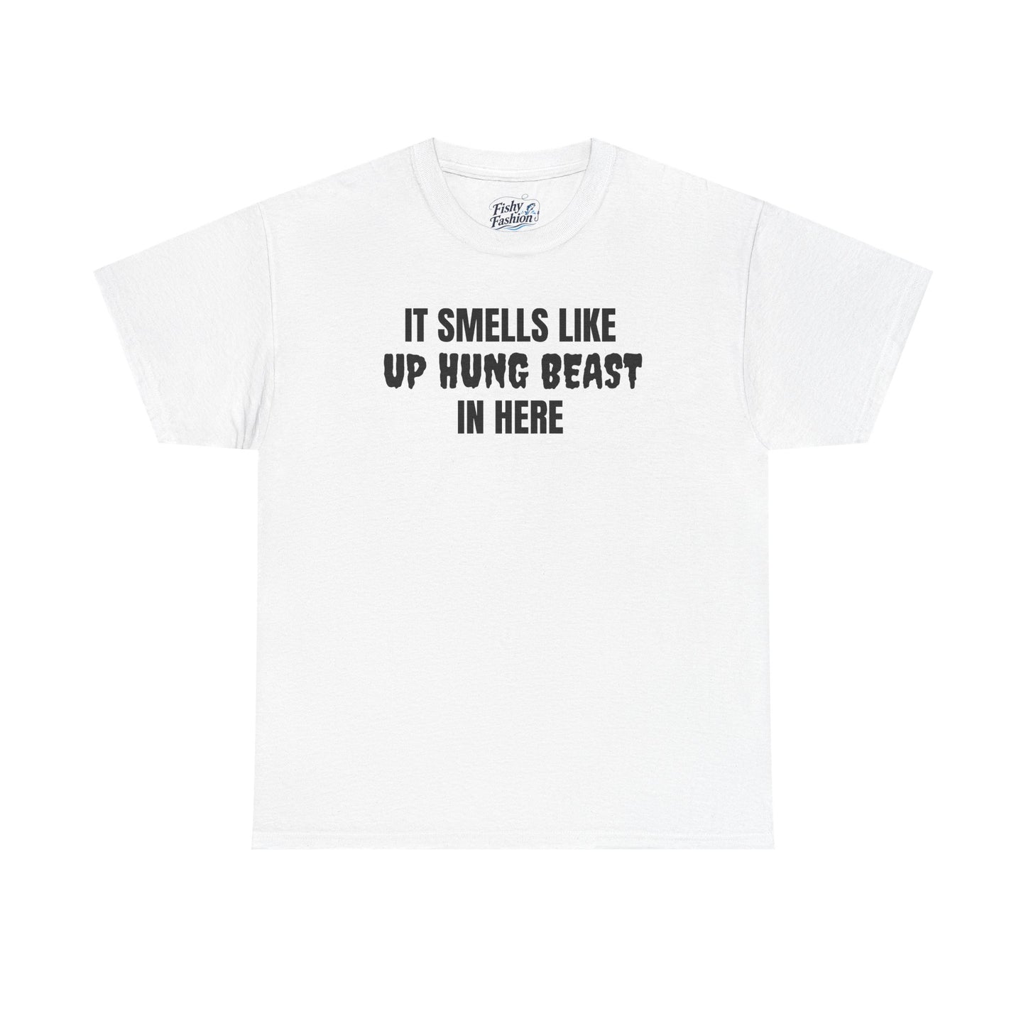 "up hung beast" tee