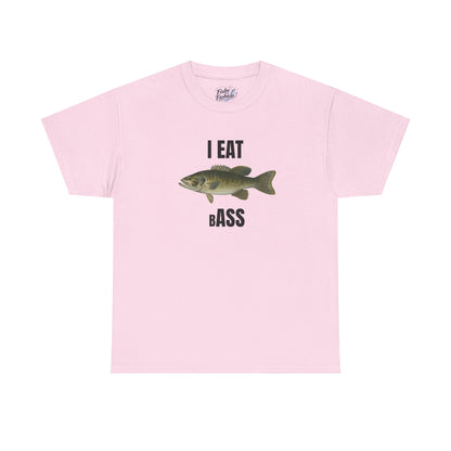 "eat bass" tee