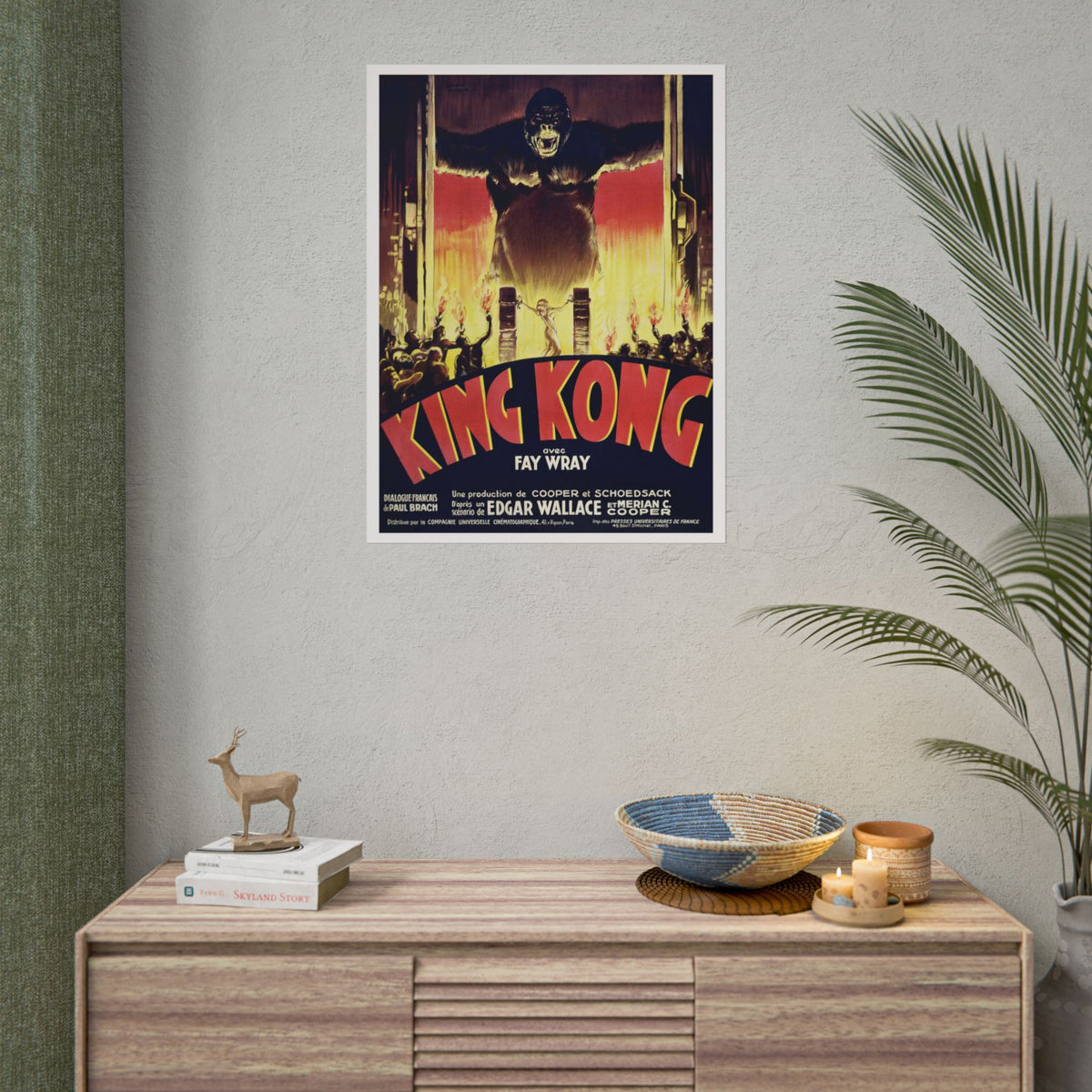 1933 King Kong French Movie Poster