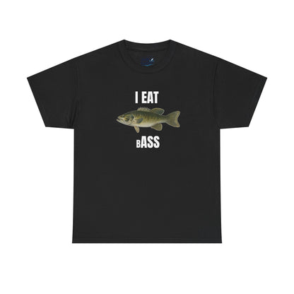 "eat bass" tee