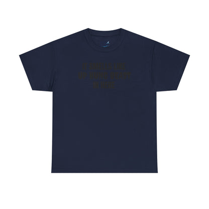 "up hung beast" tee